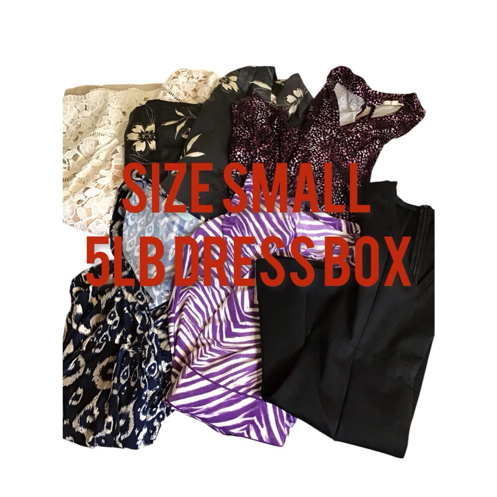 Women’s Dress 5lb box Size Small Various Brands Nwt to EUC